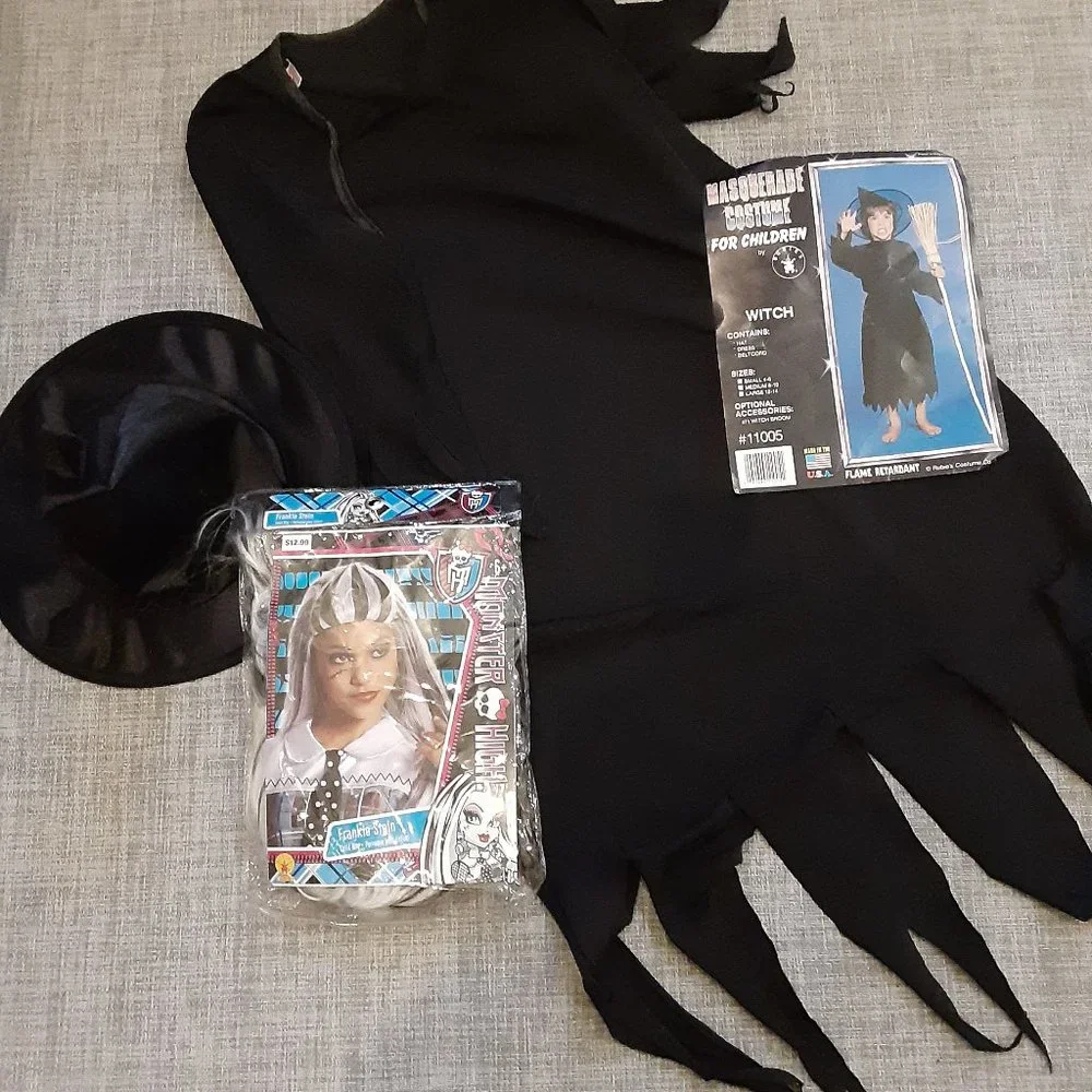 Wicked Witch with Wig Halloween costume- comes with extras